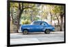 Blue 1951 Chevrolet Vintage Car on Streets of Regla, Cuba-Emily Wilson-Framed Photographic Print