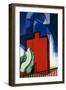 Blue Above, 1935-Oscar Florianus Bluemner-Framed Giclee Print