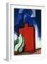 Blue Above, 1935-Oscar Florianus Bluemner-Framed Giclee Print