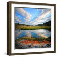 Blue Above and Below-Philippe Sainte-Laudy-Framed Photographic Print