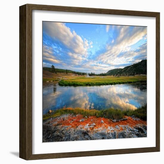 Blue Above and Below-Philippe Sainte-Laudy-Framed Photographic Print