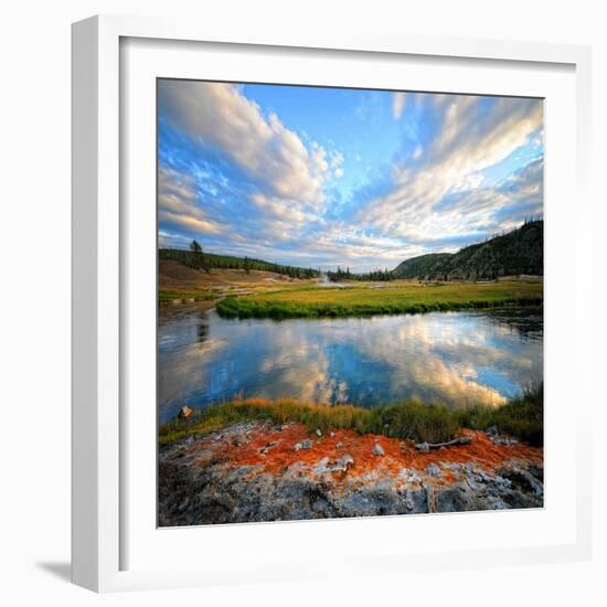 Blue Above and Below-Philippe Sainte-Laudy-Framed Photographic Print