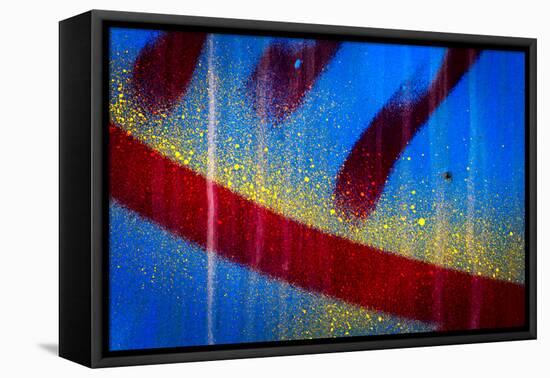 Blue Abstract 1-Ursula Abresch-Framed Stretched Canvas