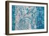 Blue Abstract Elegance I-Eva Watts-Framed Art Print