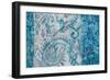 Blue Abstract Elegance I-Eva Watts-Framed Art Print