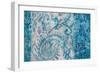 Blue Abstract Elegance I-Eva Watts-Framed Art Print