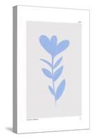 Blue Abstract Plant-Anne-Marie Volfova-Stretched Canvas