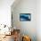 Blue Abstractions-PI Studio-Framed Stretched Canvas displayed on a wall