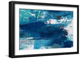 Blue Abstractions-PI Studio-Framed Art Print