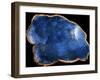 Blue Agate Marble-Jace Grey-Framed Art Print