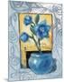 Blue Amaryllis-Joadoor-Mounted Premium Giclee Print