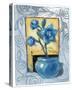 Blue Amaryllis-Joadoor-Stretched Canvas