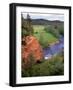 Blue Amata River Snakes through Zvartas Valley, Gauja National Park, Latvia-Janis Miglavs-Framed Photographic Print