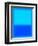 Blue and Aqua-Shelley Lake-Framed Art Print