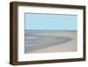 Blue and Beige Beach 1-Brooke T. Ryan-Framed Photographic Print