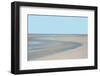 Blue and Beige Beach 1-Brooke T. Ryan-Framed Photographic Print