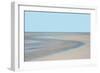 Blue and Beige Beach 1-Brooke T. Ryan-Framed Photographic Print