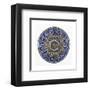 Blue and Black Painted Bowl-Unknown 16th Century Persian Artisan-Framed Art Print