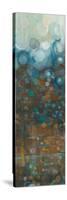 Blue and Bronze Dots IV-Danhui Nai-Stretched Canvas