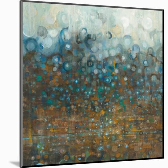 Blue and Bronze Dots-Danhui Nai-Mounted Art Print