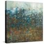 Blue and Bronze Dots-Danhui Nai-Stretched Canvas