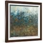 Blue and Bronze Dots-Danhui Nai-Framed Art Print