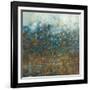 Blue and Bronze Dots-Danhui Nai-Framed Art Print