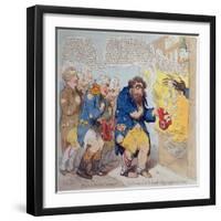 Blue and Buff Charity-James Gillray-Framed Giclee Print