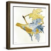 Blue and Gold Bird-Stellar Design Studio-Framed Art Print