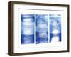 Blue and Gold Element II-Wild Apple Portfolio-Framed Art Print