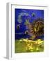 Blue and Gold Sun-Katherine Fawssett-Framed Giclee Print