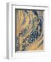 Blue And Gold Wave-Patricia Pinto-Framed Art Print