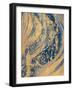 Blue And Gold Wave-Patricia Pinto-Framed Art Print