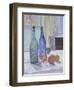 Blue and Green Bottles and Oranges-Spencer Frederick Gore-Framed Giclee Print