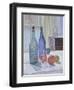 Blue and Green Bottles and Oranges-Spencer Frederick Gore-Framed Giclee Print