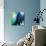 Blue and Green Flowing Abstract, c. 2008-Pier Mahieu-Mounted Premium Giclee Print displayed on a wall