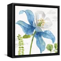 Blue and Green Garden II-Lisa Audit-Framed Stretched Canvas