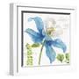 Blue and Green Garden II-Lisa Audit-Framed Art Print