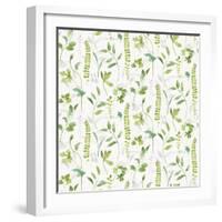 Blue and Green Garden Step 02-Lisa Audit-Framed Art Print