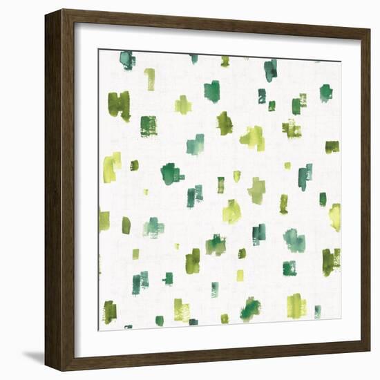 Blue and Green Garden Step 05A-Lisa Audit-Framed Art Print