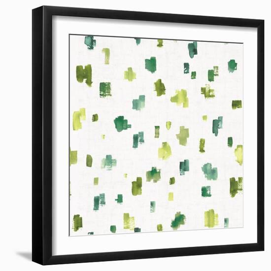 Blue and Green Garden Step 05A-Lisa Audit-Framed Art Print