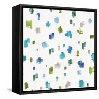 Blue and Green Garden Step 05B-Lisa Audit-Framed Stretched Canvas