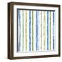 Blue and Green Garden Step 06-Lisa Audit-Framed Art Print