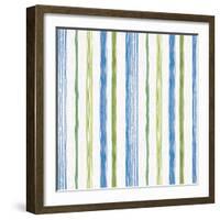 Blue and Green Garden Step 06-Lisa Audit-Framed Art Print