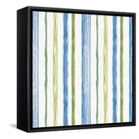 Blue and Green Garden Step 06-Lisa Audit-Framed Stretched Canvas