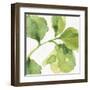 Blue and Green Garden VII-Lisa Audit-Framed Art Print