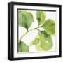 Blue and Green Garden VII-Lisa Audit-Framed Art Print