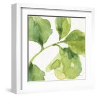 Blue and Green Garden VII-Lisa Audit-Framed Art Print