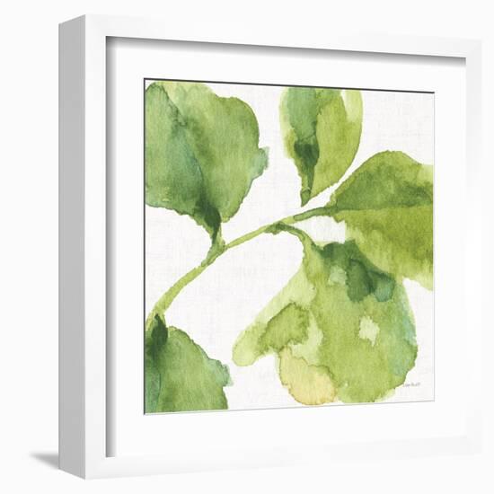 Blue and Green Garden VII-Lisa Audit-Framed Art Print