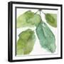 Blue and Green Garden VIII-Lisa Audit-Framed Art Print